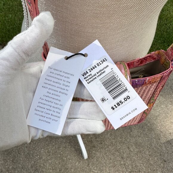 Brahmin Marley Perennial Anthuriam Melbourne Crossbody V04244401341 *READ* - Picture 11 of 16